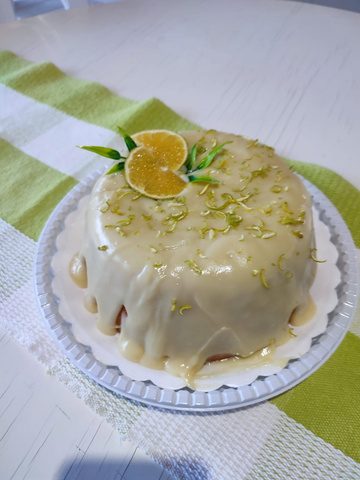 Bolo Laranja com Brigadeiro