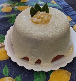 Bolo Ninho com Abacaxi
