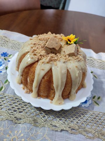 Bolo Paçoca com Brigadeiro